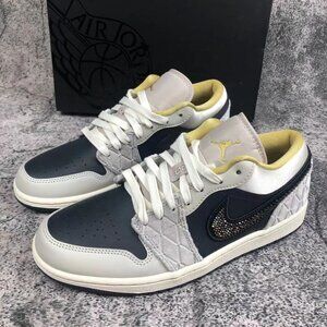 Air Jordan 1 Low SE 'Beaded Swoosh' Men's Sneakers